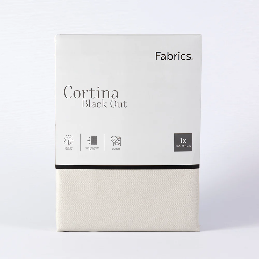 Cortina BlackOut 140x220cm Espiga Crudo - Image 4