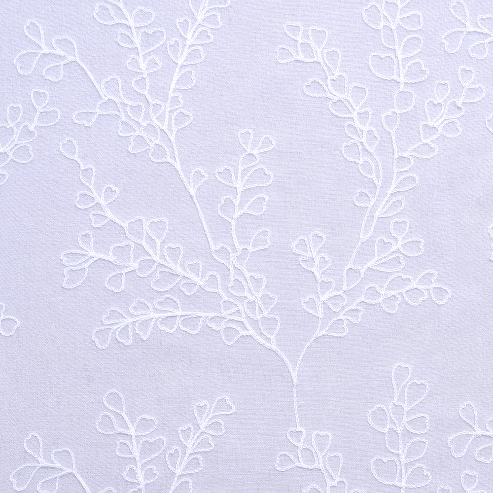 Cortina Velo Bordada 140x220cm Blanco - Image 4