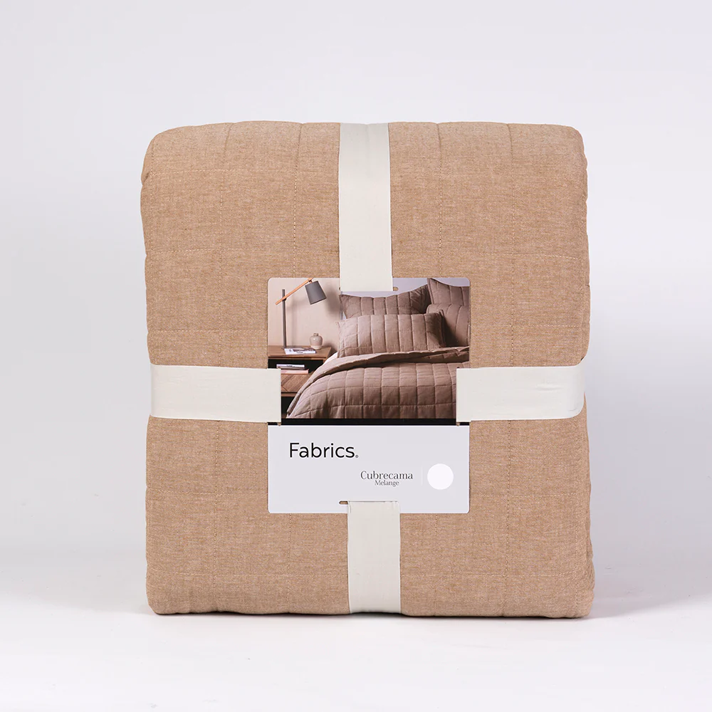 Cubrecama Quilt Oxford 2 Plazas Ocre - Image 5