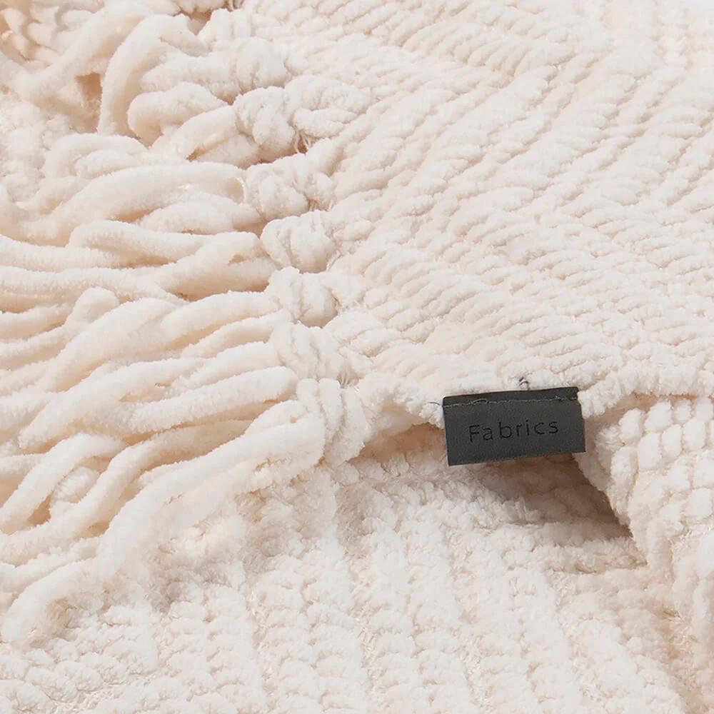 Manta Chunky Zigzag Crudo - Image 3