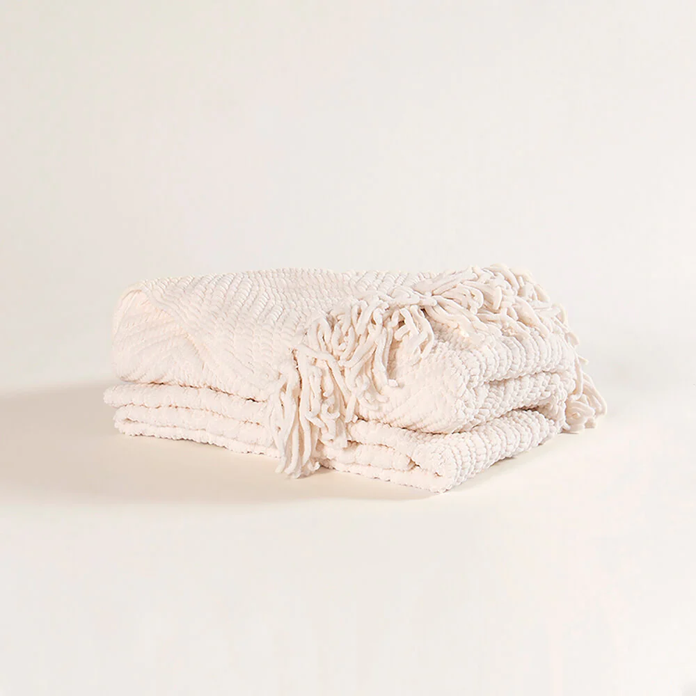 Manta Chunky Zigzag Crudo - Image 4