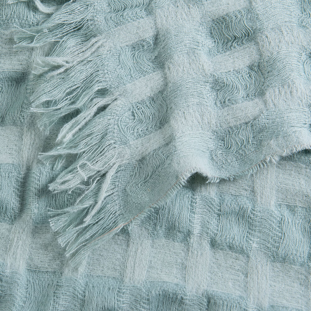 Manta Cuadros Acqua - Image 4