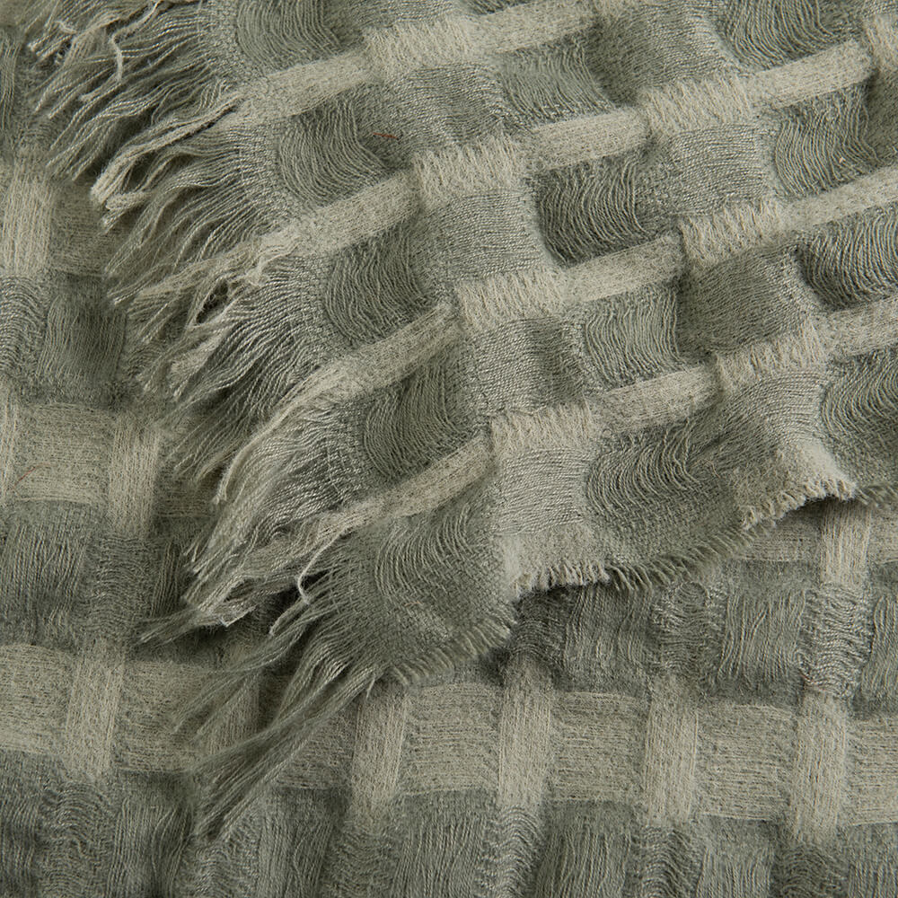 Manta Cuadros Verde - Image 4