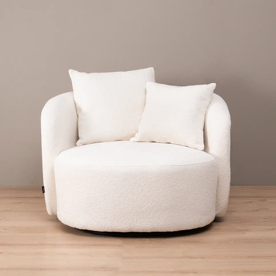 Poltrona Giratoria Amulet Blanca - Image 3