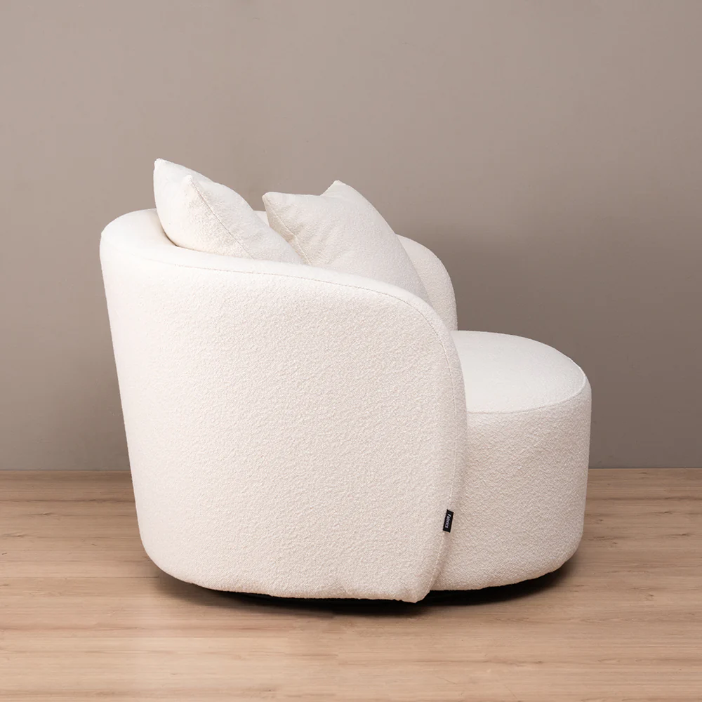 Poltrona Giratoria Amulet Blanca - Image 5