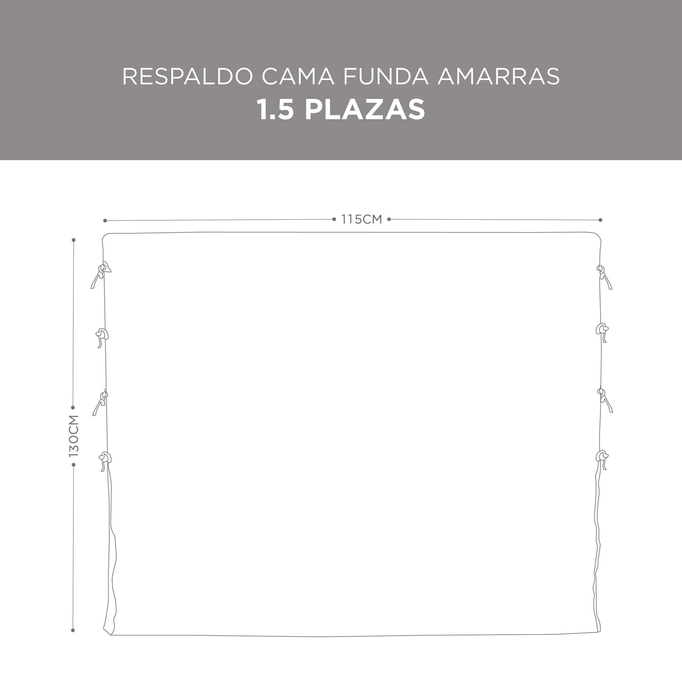 Respaldo Funda Lino Amarras Marengo - Image 5