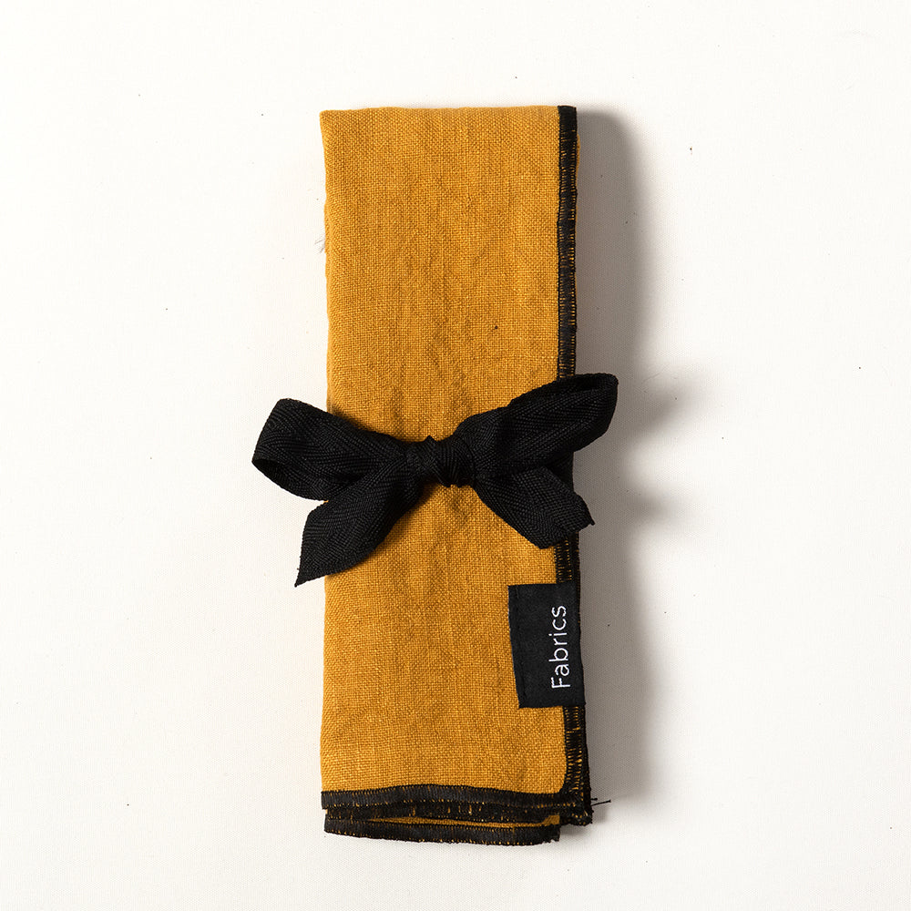 Servilleta Lino Isa 40x40cm Amarillo - Image 3