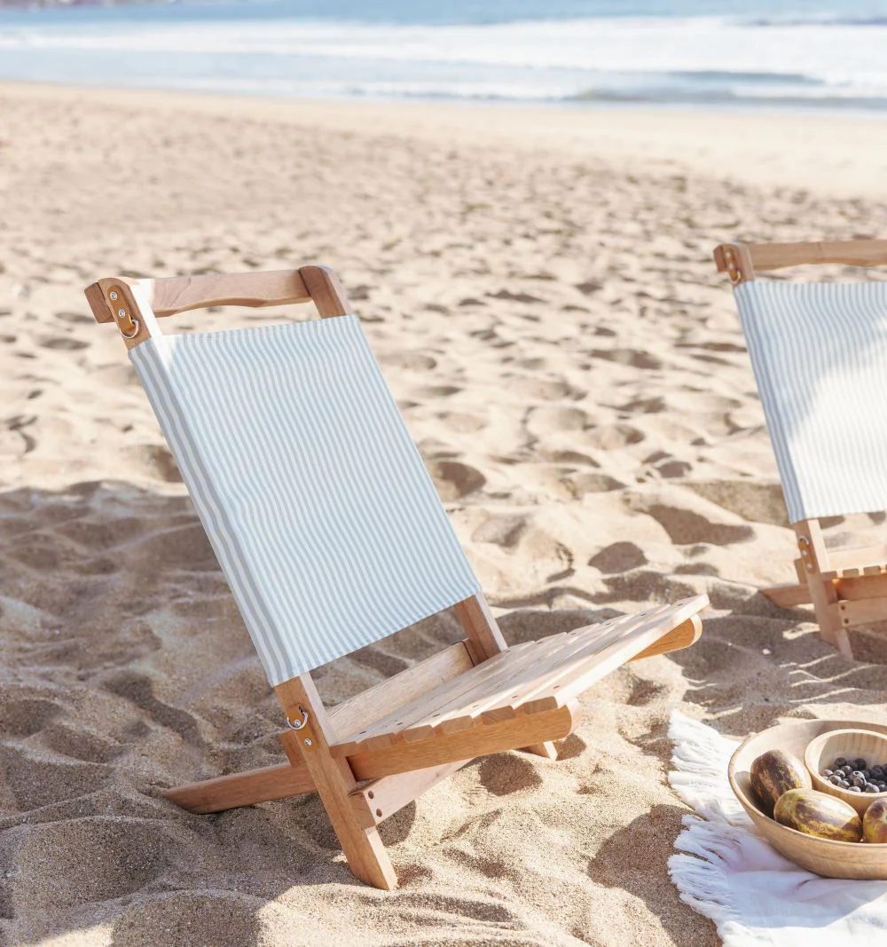 Silla Playa Stiniva Rayas Verde - Image 4